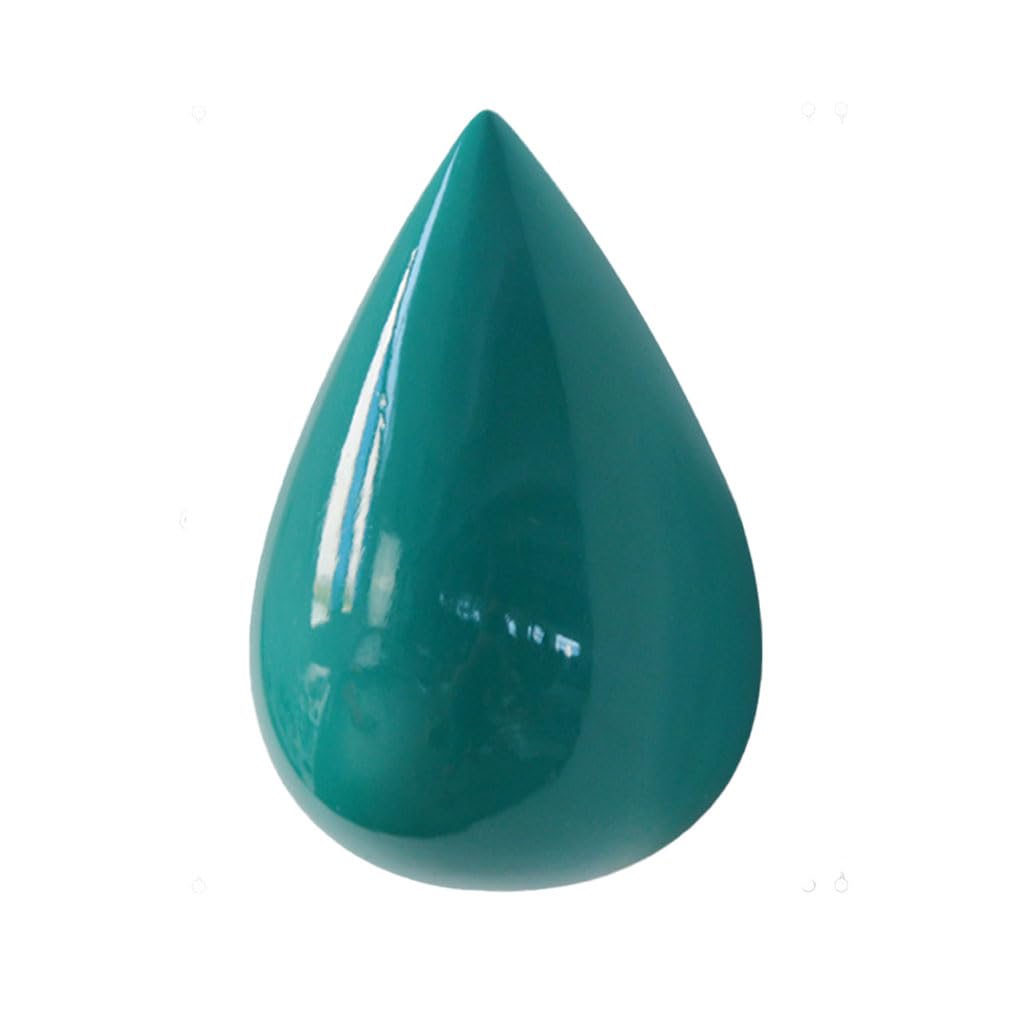 WOVEBIUS Wall Mounted Hook Water Drop Office Dorm Bathroom Hanging Clothes Coat Belt Scarf Handbag Hanger Decoration Holder Green
