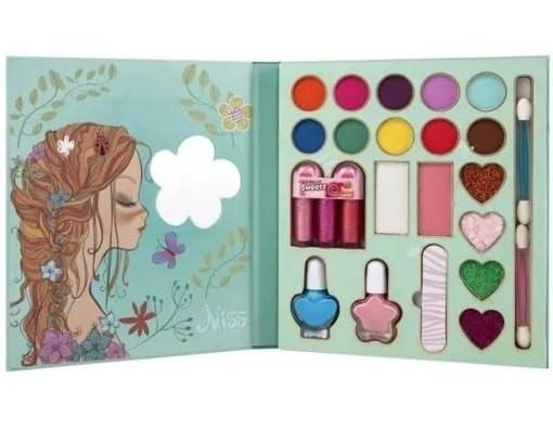 Lady Real Cosmetic Kids Makeup Kit for Girls Kids Play Washable Makeup Set Mirror Lip Gloss Nail Paint Eye Shadow Palette Gift for 3 4 5 6 7 8 9 10 11 12 13 years Girls (B0D9KDL5RT) Amazon Price History, Amazon Price Tracker