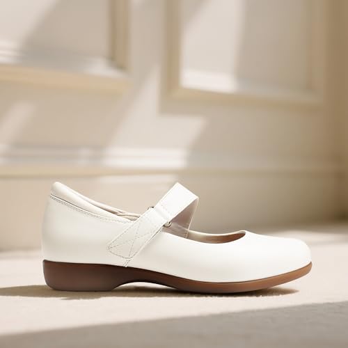 Image of DREAM PAIRS Womens Ballet Mary Jane Flats, Comfortable Business Office Dress Shoes for Women Dressy and Work with Ankle Strap