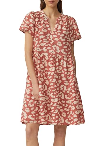 QS Volantkleid aus Musselin