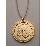 Zahnfee Münze Drache - Gold beschichtet