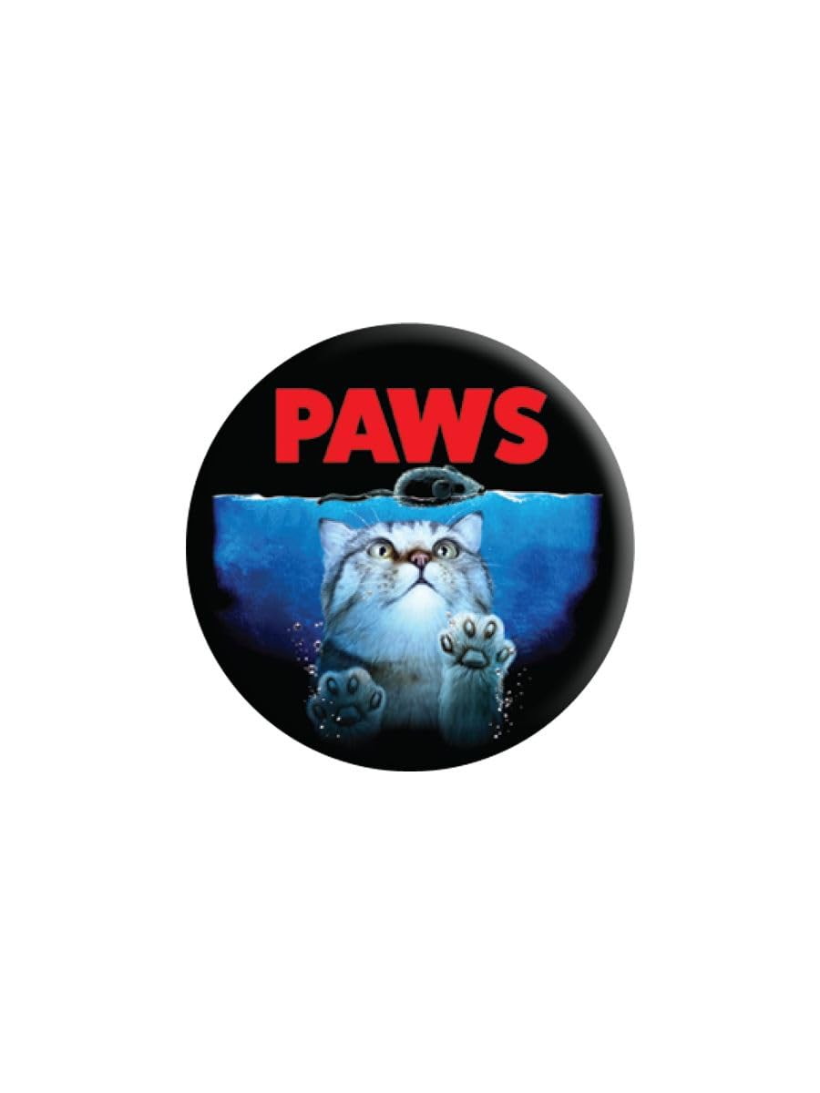 Grindstore Unisex Nc Horror Cats Paws Badge
