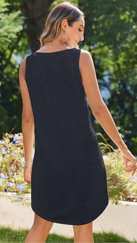 Image of Sun Salt Sea Summer Tank Dress for Women 2026 Beach Dresses Vacation Graphic Dress Hawaiian Tank Dresses