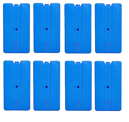 Buz Aküsü Buz Kasedi Ice Box, 8nanli Set, 370 ml x 8, Mavi