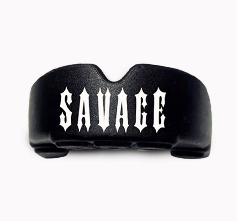 Pro Mouthguard Sports Mouth Guard with Case - Gum Shield for Jaw Protection in Contact Sports - Boxing, Judo, Karate, Rugby, Hockey, Karate - Savage