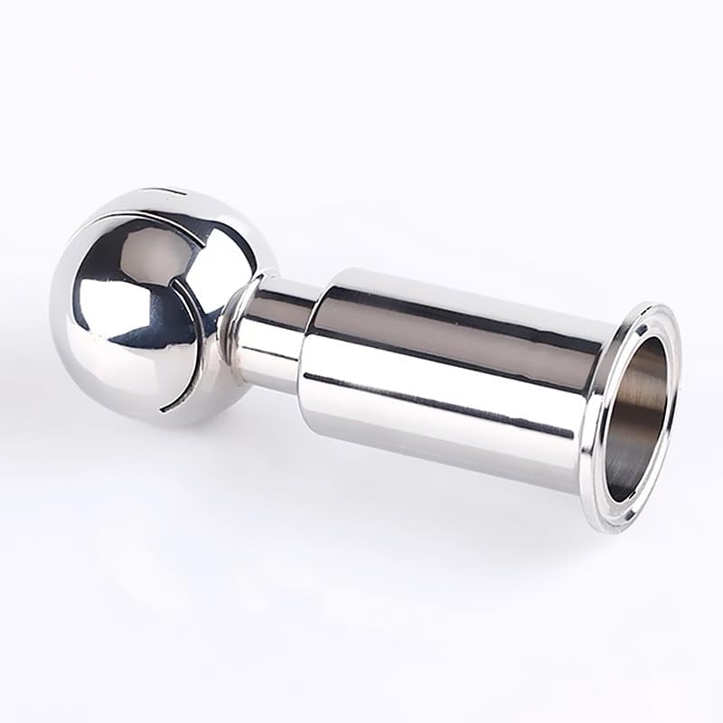 1.5"(38mm) OD50.5mm Tri Clamp Rotary Cleaning Ball for Tank Homebrew Beer Rotating Ball SS304