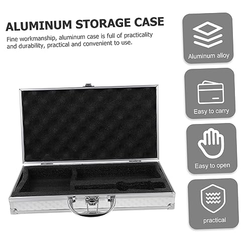 Aluminum Tool Storage Case Lightweight Hard Shell Briefcase with Reinforced Corners for Durable Protection for Portable Equipment and Instruments4
