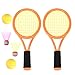 Produktbild Toyvian Outdoor Tennis Spiel Strand Tennis Tennisschläger Set mit 2 Schlägern und 2 Federbällen 2 Tennisbällen Outdoor Garten Strand Bällen Spiel