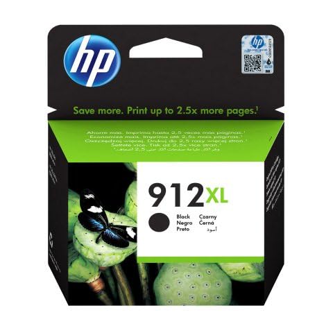 HP 912XL Black Original Ink Cartridge, High Yield