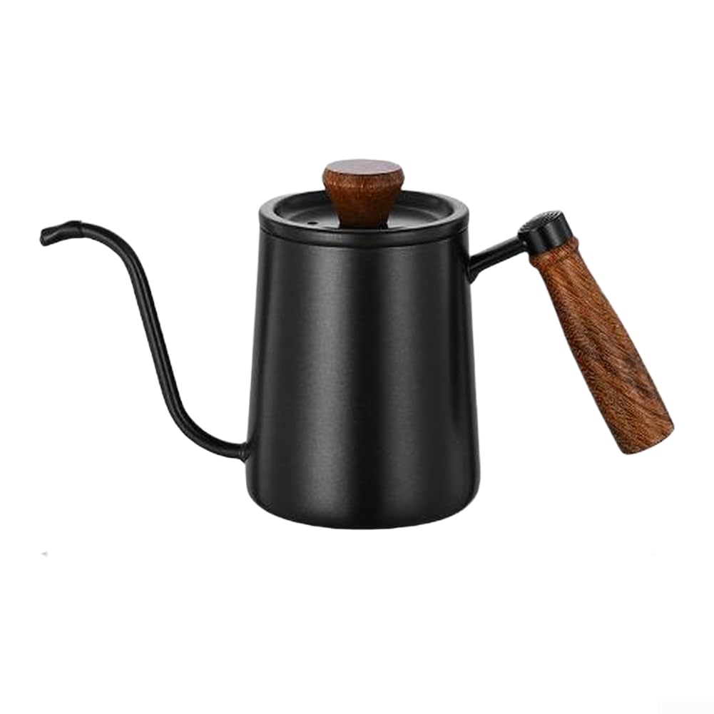 Jarra Café 600ml para acero 304 Vertido Manual para preciso Jarra(black)