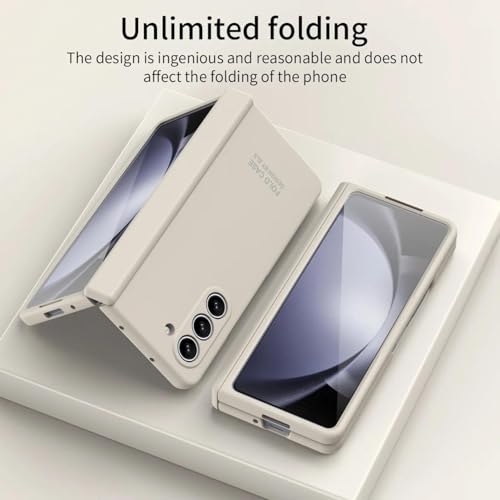 Coque Galaxy Z Fold6 antichoc plastique rigide couleur caramel