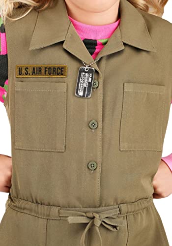 Disfraz de niña ejército rosa camuflado conjunto miniatura 5