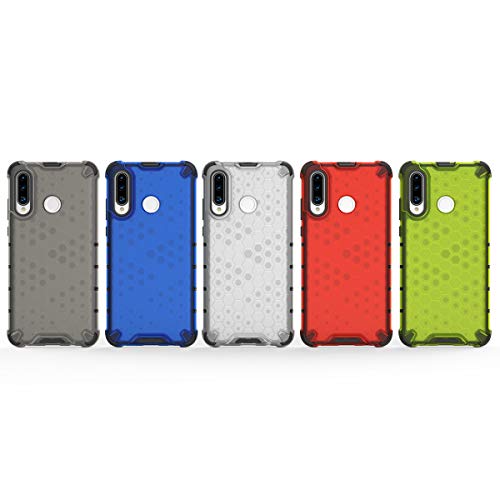 Image of Glasgow Back Case Cover for Huawei Honor P30 LIte Shockproof Military Grade Back Case Back Cover - Black