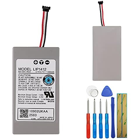 E-YIIVIIL New Replacement Battery LIP1412 Compatible with Sony PSP GO PSP-N100 N1000 N1001 Cover