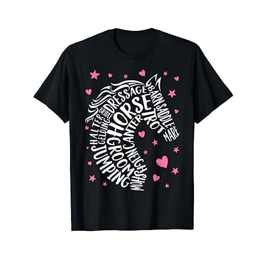 Horse T shirt for Girls Women Gifts Horses Horseback Riding T-Shirt