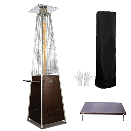 FOOWIN Patio Propane Heater Outdoor Patio Heater 48,000 BTU Pyramid