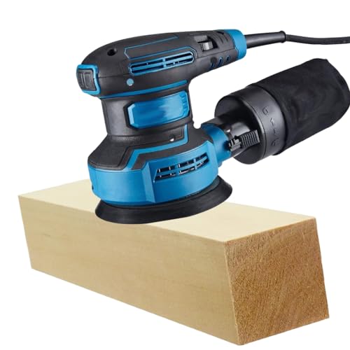 3 Amp 5 in. Corded Random Orbital Palm Sander with Soft Start Compatible with Hercules