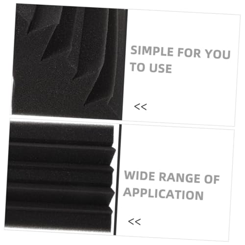 Paneles Acústicos BESPORTBLE 10 piezas para absorción de sonido de baja frecuencia, Acolchado para pared para insonorización en estudio, oficina y gimnasio miniatura 4