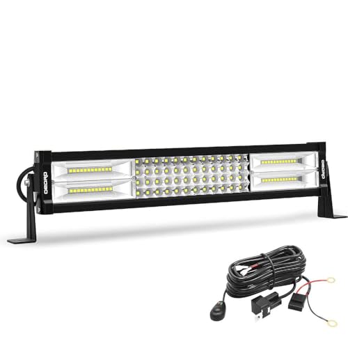 Image of OEDRO 16 Inch LED Light Bar IP68 Grade Off Road Light with Wiring Harness