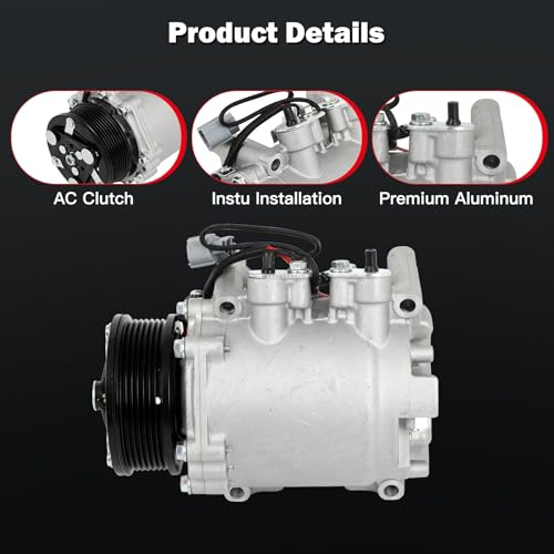 Image of CCIYU AC Compressor w /Clutch for Acura RSX 2.0L 2002-2006