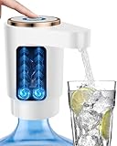 Cozycharm Water Jug Pump for 5 Gallon Bottle – Portable Electric USB-C Charging...