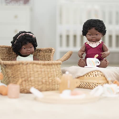 Image of Miniland Doll 15'' African Boy (Box) - Made in Spain, Anatomically Correct, Quality