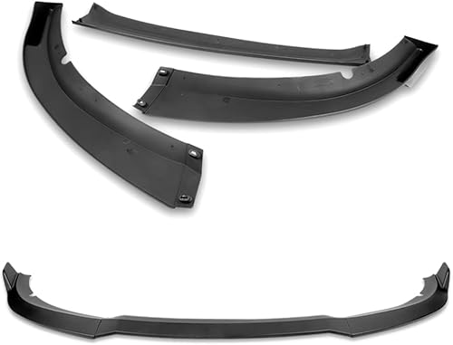 Miniatura 4 de Q1-TECH, borde de parachoques delantero compatible con Dodge Charger SXT 2015-2023, alerón de parachoques delantero, kit de cuerpo de barbilla de