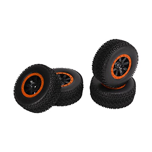 Short Course Truck Banden, RC Short Course Truck Rubber Wiel Antislip Uitstekende grip voor Slash voor ZD Racing voor HPI(Oranje) - Image 4