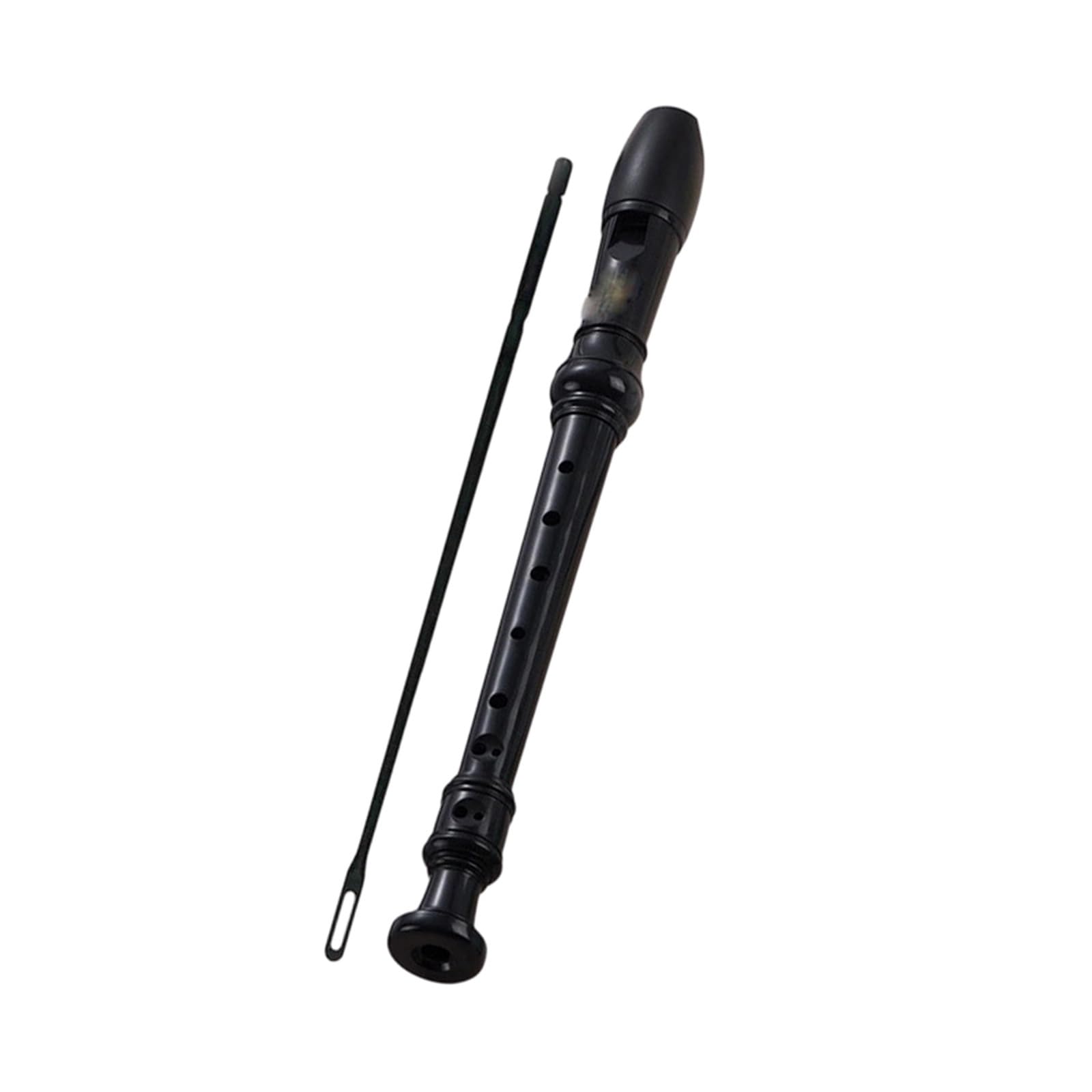 Flauto Dolce Professionale Flauto Dolce A 8 Fori (diteggiatura Inglese) Nero Lucido