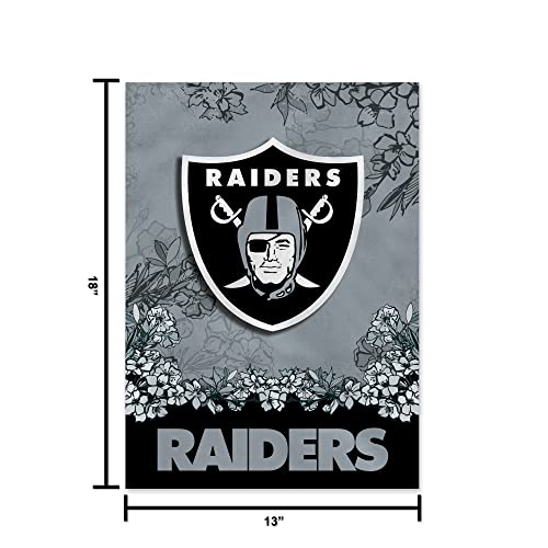 Image of Rico Industries NFL Standard /Primary 13 inch x 18 inch Double Sided Garden Flag - Great Gift for Men, Women, & Fans