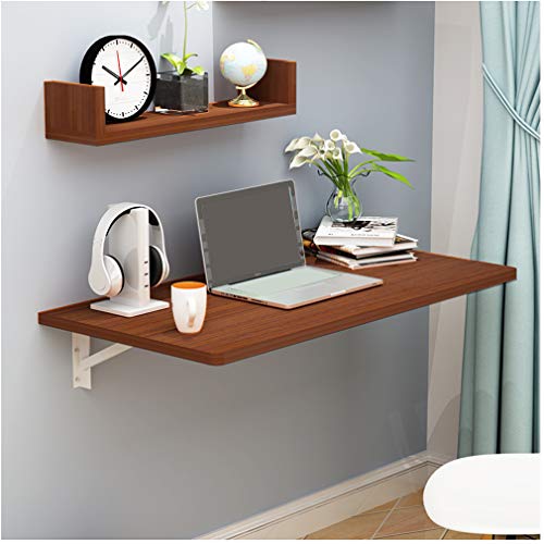 Table pliante montée sur bureau gain de place pour studio