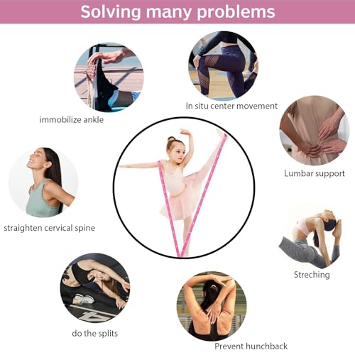 Stretch Strap,Kids Stretch Band,Resistance Bands for Gymnastics Training,Yoga,latin Exercise Trainer - Image 6