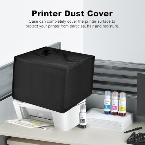 Image of Waterproof Dust Cover Compatible with HP DeskJet 4255e Wireless Inkjet Printer,Heavy Duty Nylon Covers Case for HP Envy 6555e Wireless Printer, Scanner, Copier