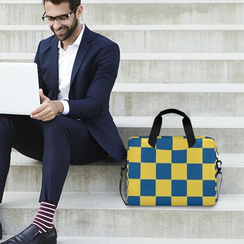 Maletín para portátil 15.6" amarillo y azul miniatura 3