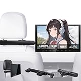 SAKUKA 超薄型 ヘッドレストモニター 【ブラケット2個セット】 HDMI 13.3インチ IPS 後部座席 車載モニター ポータブルモニター オンダッシュモニター HD/USB/AV入力マルチメディア再生 スピーカー内蔵 シガー電源 取付簡単 12/24V