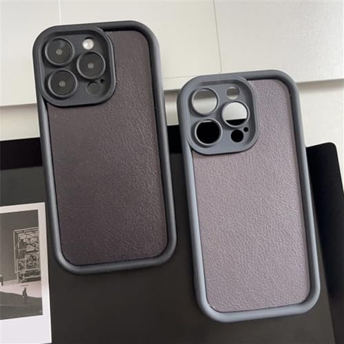 Étui en cuir iPhone 12 évite les bris d'écran et les rayures - 4