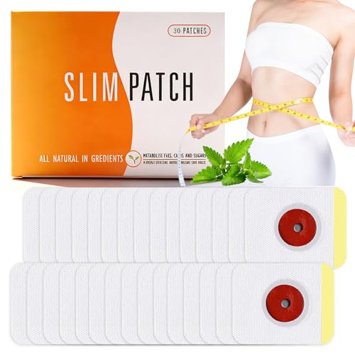 30 Piezas Parche para el ombligo,Parche de Ombligo para Quemar Grasa y Reducir Cintura, Moldeado Natural,Redefinición de Contornos,Cuidado de la Figura-Slimming Patches