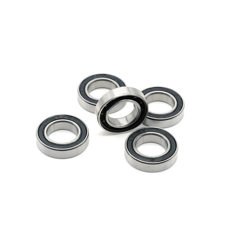 1Pcs 6801 2RS Hybrid Ceramic Bearing 12x21x5 mm ABEC-7 Bicycle Bottom Brackets Spares 6801RS Si3N4 Ball
