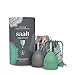 Saalt Twin Pack - Reusable Medical-Grade Silicone Period Cup - Wear for 12 Hours - Saalt Soft & Original Firmness (Small)