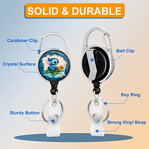 Akkya Badge Holder With Retractable Reel, Cute Funny Cartoon Turtle Id Name Tag Work Badge Clip Heavy Duty Vertical Card Protector Cover Case For Work Office Nurse Medical Student Teacher Women Men #TOP1