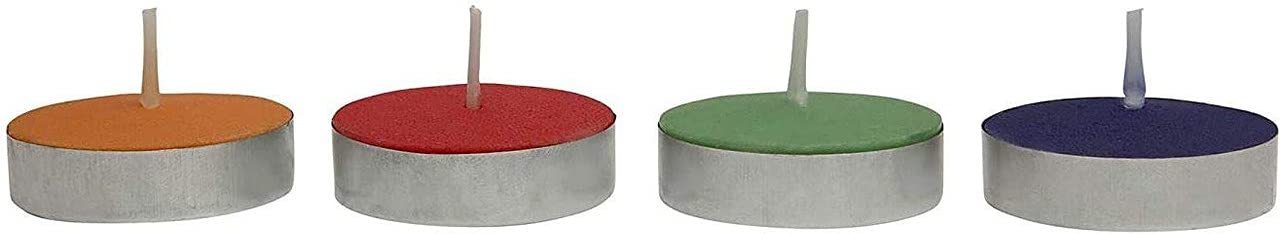 Veteran Wax Tea Light Multicolour Candle (Set of 100, Unscented )(V-Candles-059) 2