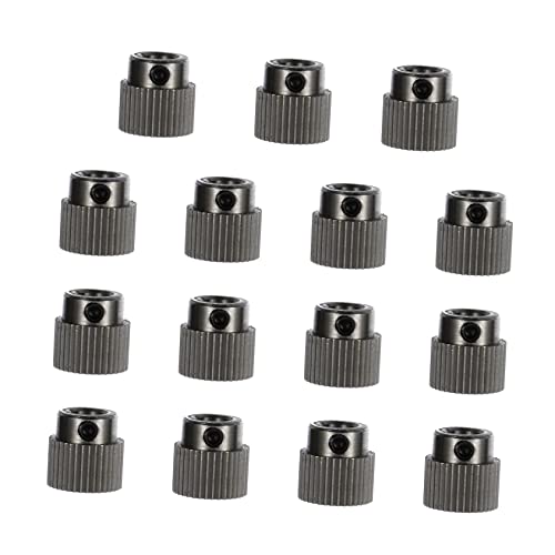 Gatuida Stainless Steel Extruder Gear Wheel 36 Teeth 15pcs for 3d Printer Feed Drive