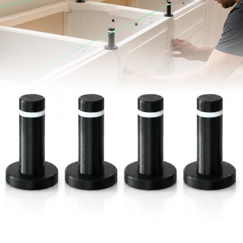 Alignment Pins for Cabinets & Furniture Assembly, Weighted Laser, Leveling Tool for Kitchen Installation, Woodworking & DIY Furniture, Precision Cabinet Setup, 4-Pack