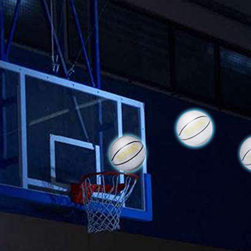 BESPORTBLE, 1 conjunto de bola esportiva luminosa de basquete com bolsa e pino de gás inflador para