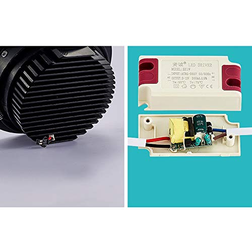 Spot downlight LED encastrable angle réglable plafonnier aluminium 7W - 7