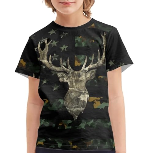 Cool Graphic T-Shirt for Boys Crewneck Casual Breathable Short Sleeve Tops Tee Shirt Tshirt for Teen Kids3