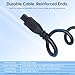 BIQU Panda AMS/2 Pro Extension Cable 6-Pin 1m Compatible with Bambu-Lab P1P/P1S /X1C/H2D 3D Printers (Not for A1/A1 Mini), Male to Male High Durable AMS Extension Cable with Magnetic Ring Filter