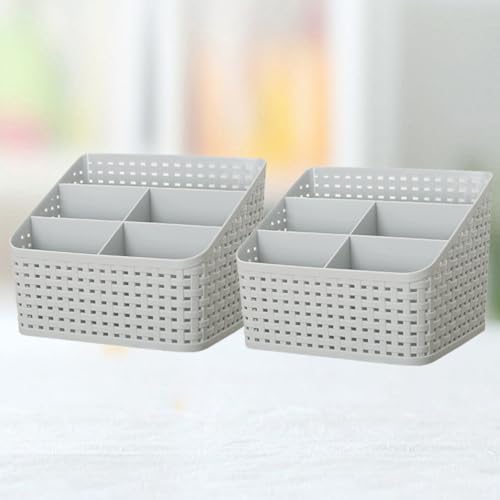 Boîte de rangement cosmétique 5 compartiments gain de place