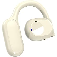 Wireless Earbuds Open Ear Earbuds with Ear Hooks Bluetooth 5.3 Open Ear Headphone with IPX5 Waterproof for Sport Single Ear Bluetooth Headset with Microphone for Cell Phone