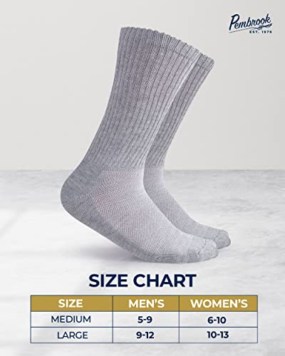 Pembrook Diabetic Socks For Men And Women - Non Binding Socks Women | Neuropathy Socks For Men And Neuropathy Socks For Women | Edema Socks For Diabetics Women | Diabetic Socks Women #TOP5